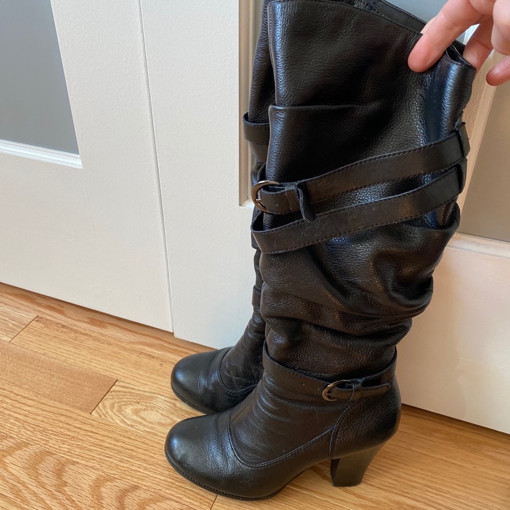 Steve Madden 7.5 black boots